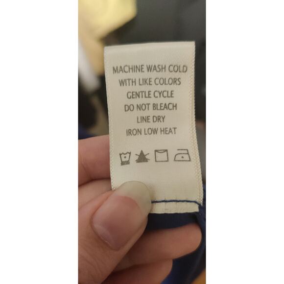 Max Studio Cobalt Sleeveless Tiered Shirt Dress Size 1X Boho Lagenlook - Picture 9 of 9